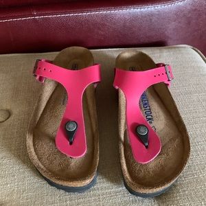 💖Pink Birkenstock Sandals Gizeh 37 Soft Footbed💖